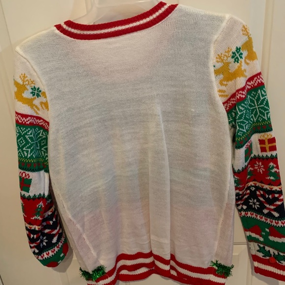 UGLY Christmas sweater! Believe - Picture 4 of 6